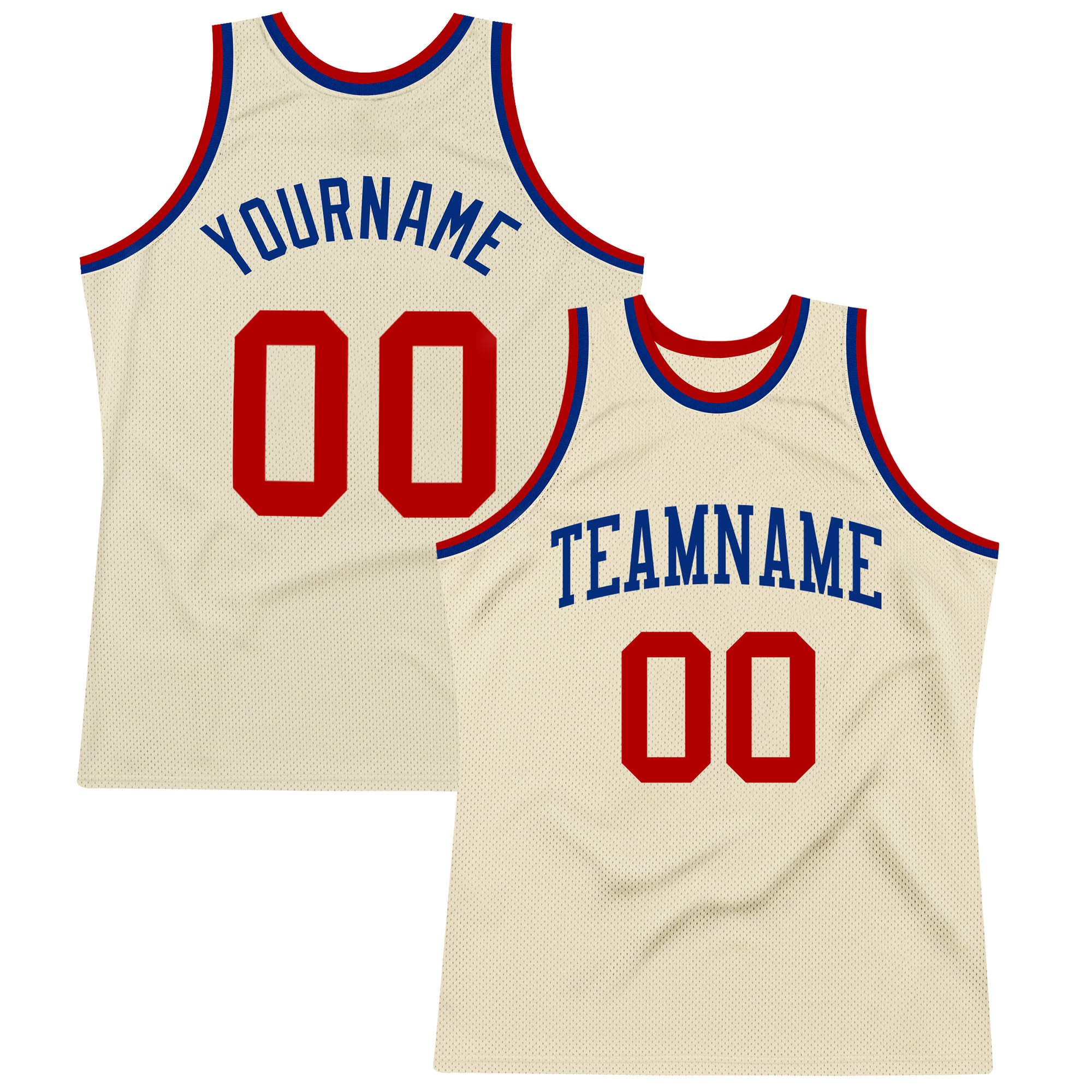 Cheap Custom White Red-Royal Authentic Throwback Basketball Jersey Free  Shipping – CustomJerseysPro