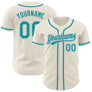 Cheap Custom Cream Light Blue Pinstripe Light Blue-Dark Gray Authentic  Father's Day Baseball Jersey Free Shipping – CustomJerseysPro