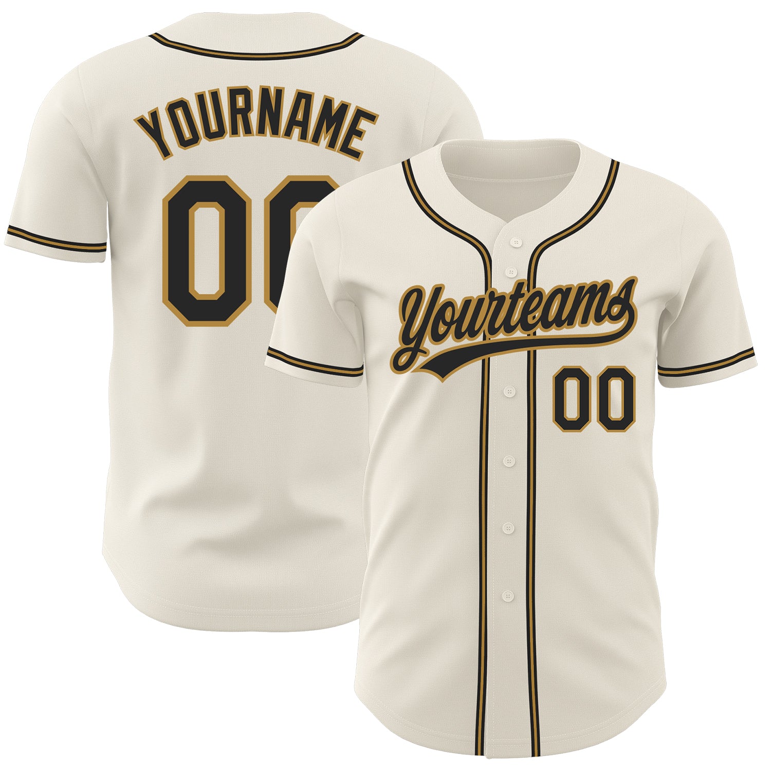 Custom Navy Red-Old Gold Baseball Jersey – CustomJerseysPro