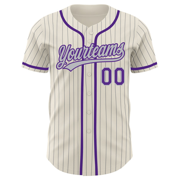 Cheap Custom Neon Green Black Pinstripe Purple Authentic Baseball Jersey  Free Shipping – CustomJerseysPro