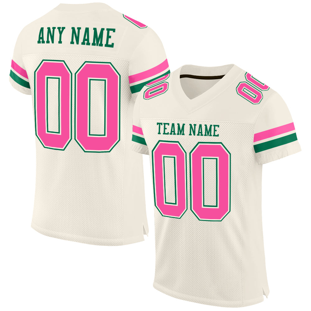 Cheap Custom Purple White-Kelly Green Mesh Authentic Football Jersey Free  Shipping – CustomJerseysPro