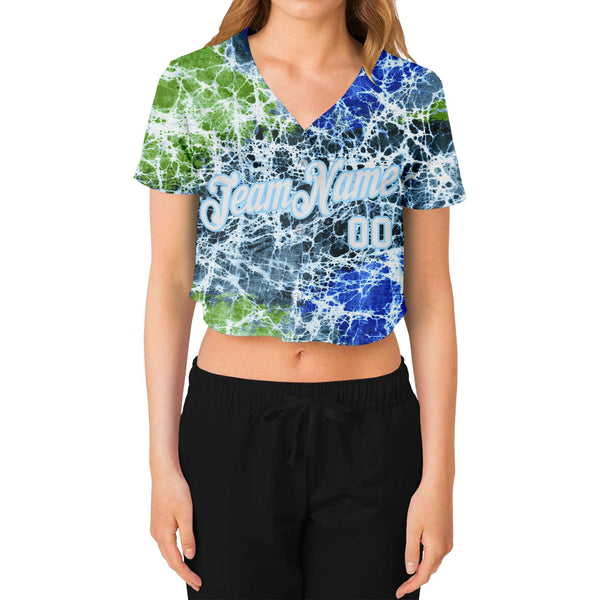 Boston Red Sox MLB Womens To Tie-Dye For Crop Top