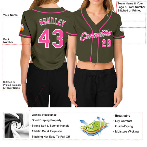 custom womens baseball jerseys