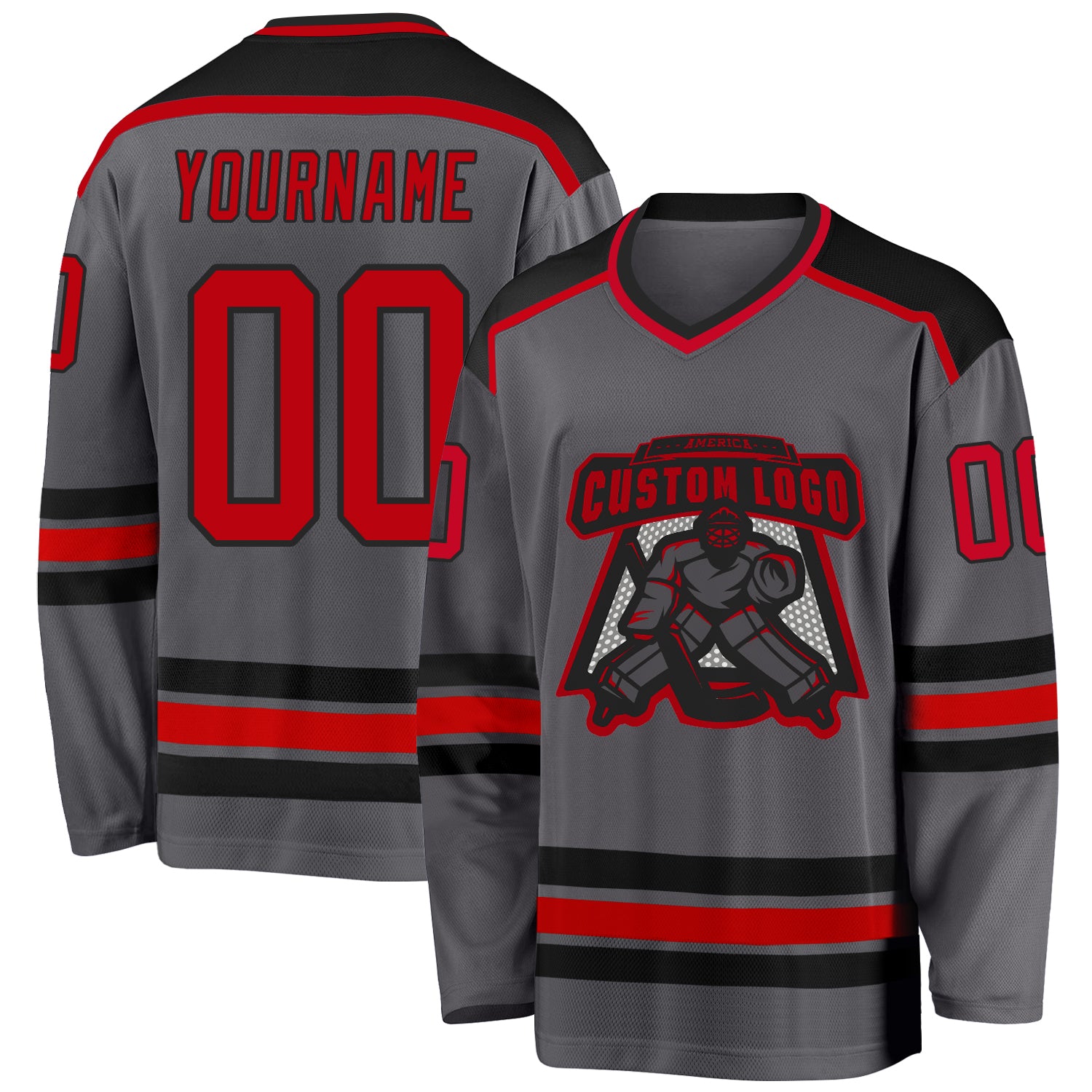 Cheap Custom White Silver-Black Hockey Jersey Free Shipping –  CustomJerseysPro