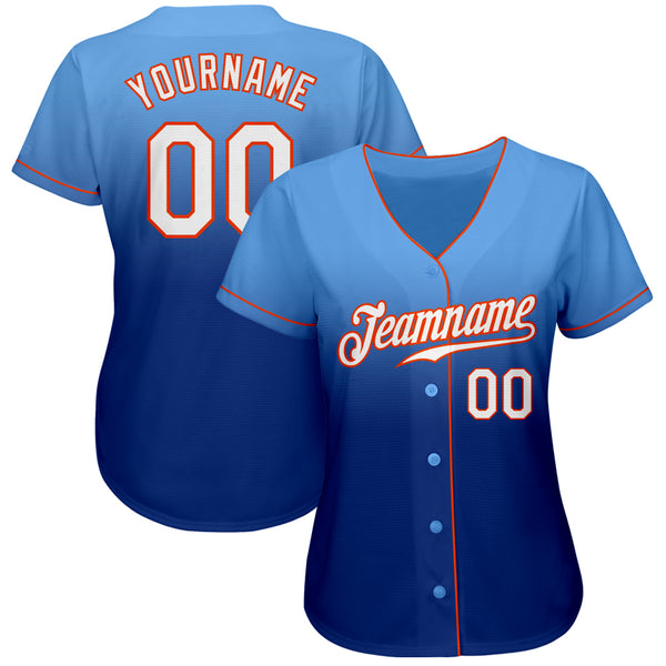 Cheap Custom Light Blue White-Royal Authentic Baseball Jersey Free Shipping  – CustomJerseysPro