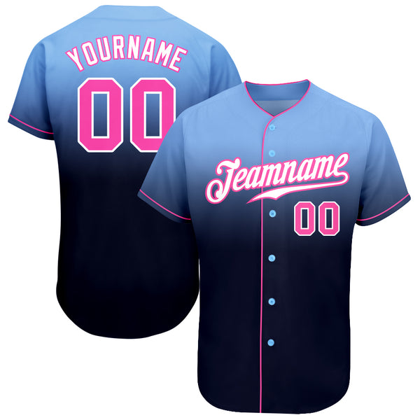 Texas Flag White Pink Blue Custom Name Baseball Jerseys For Men & Wome in  2023