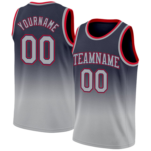 Cheap Custom Cream Gray Pinstripe Navy Authentic Basketball Jersey Free  Shipping – CustomJerseysPro