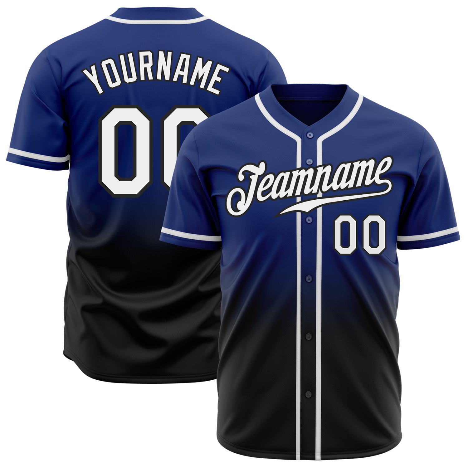 Cheap Custom Gold White-Light Blue Authentic Fade Fashion Baseball Jersey  Free Shipping – CustomJerseysPro