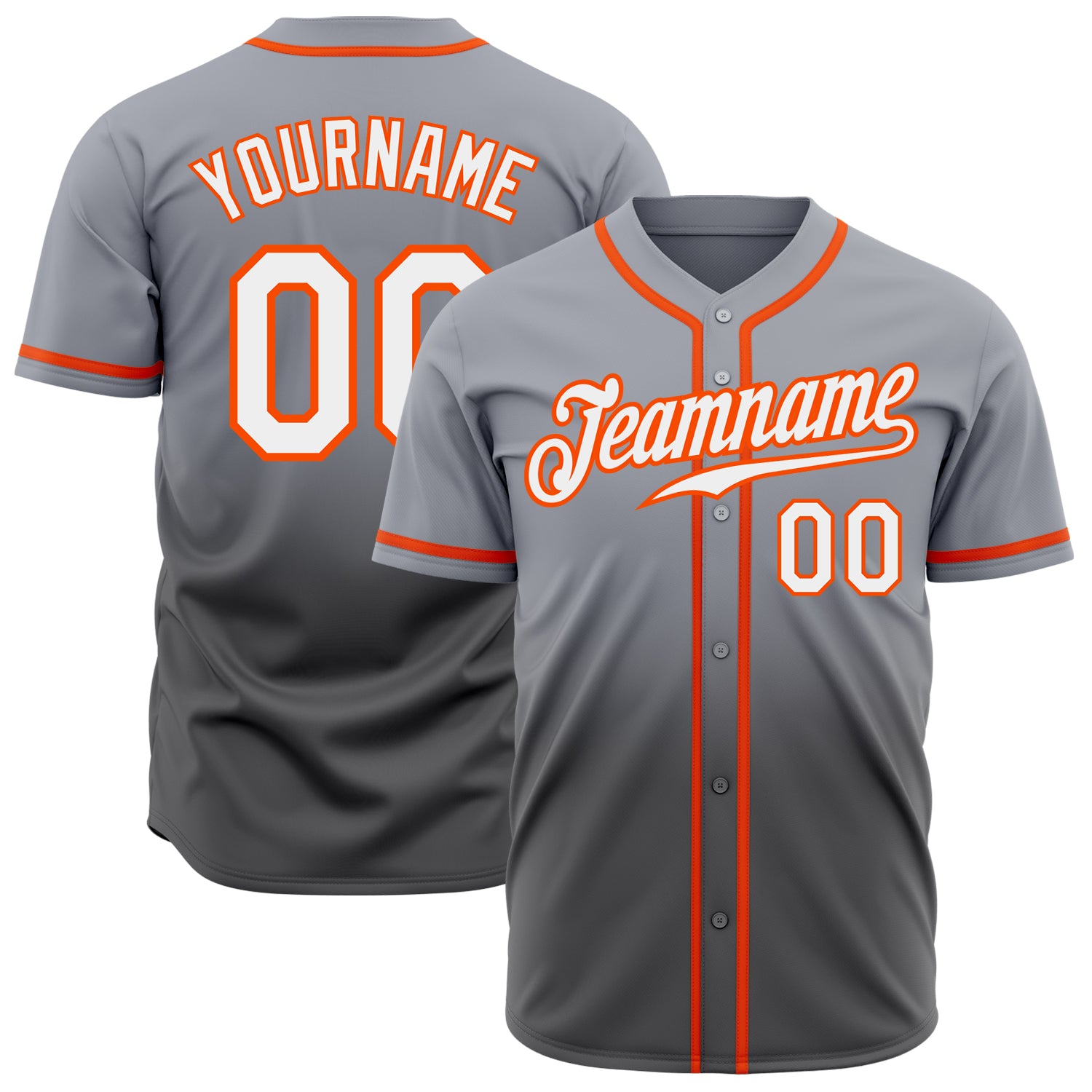 Cheap Custom Dark Gray Orange-Black Hockey Jersey Free Shipping –  CustomJerseysPro