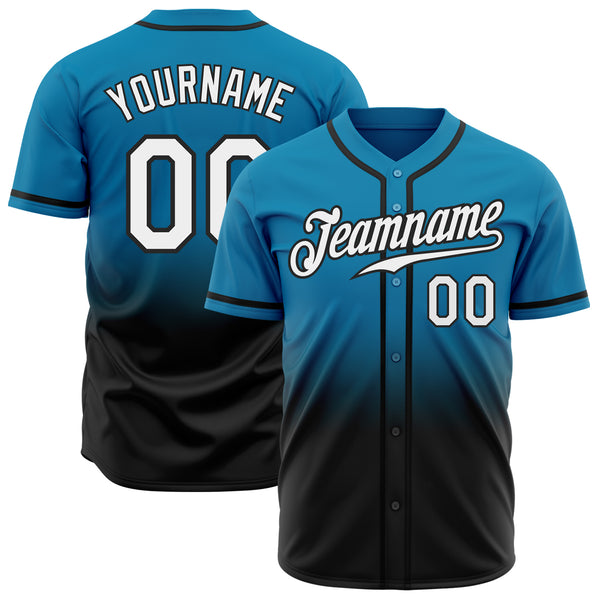 Sale Build Panther Blue Baseball Authentic Black Jersey White –  CustomJerseysPro