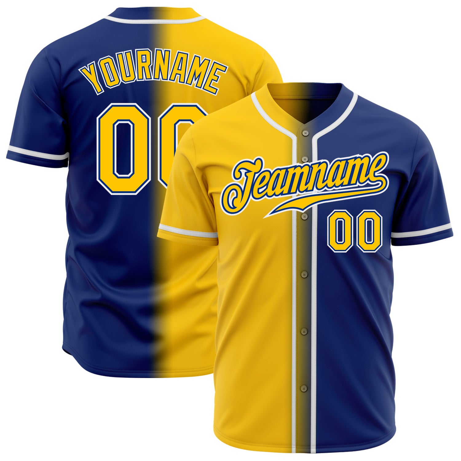 Custom White Royal Authentic Baseball Jersey Discount