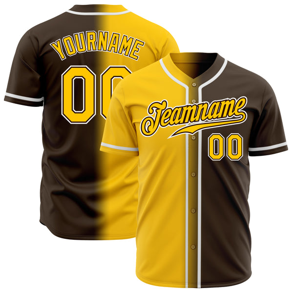 Cheap Custom Green Gold 3D Oakland City Edition Fade Fasion Authentic Baseball  Jersey Free Shipping – CustomJerseysPro