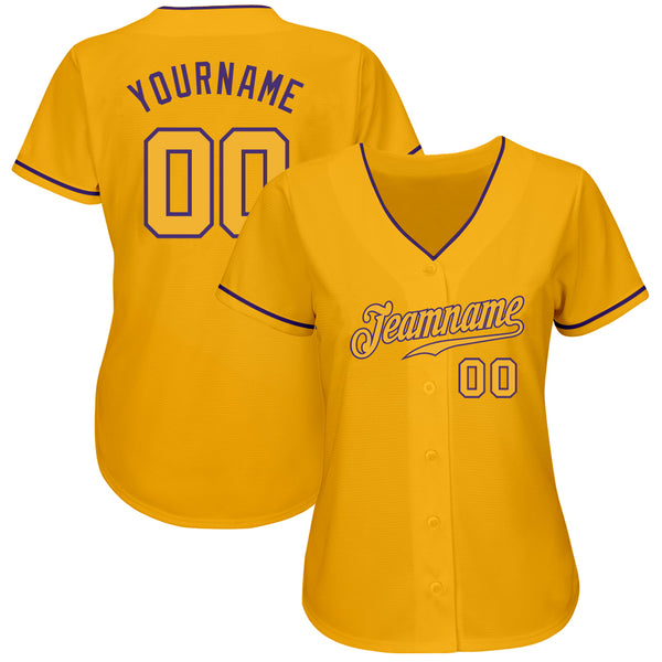 Cheap Custom Gold Black-Orange Authentic Baseball Jersey Free Shipping –  CustomJerseysPro