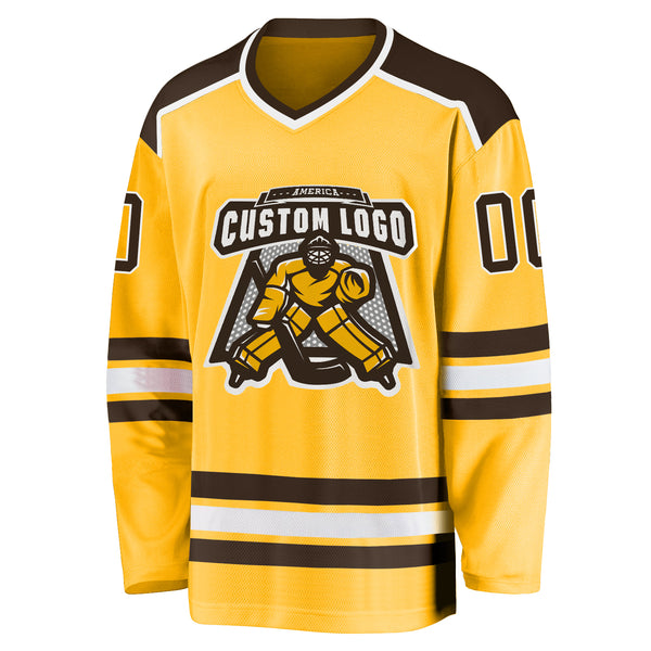 Cheap Custom Old Gold Purple-Black Hockey Jersey Free Shipping –  CustomJerseysPro