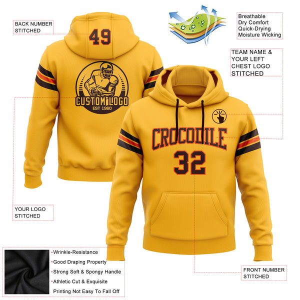 Custom Hoodies Back Logo, Football Sweatshirts