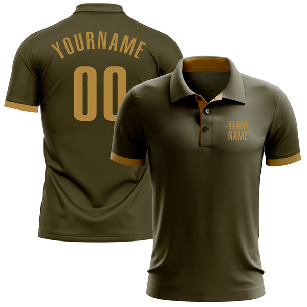 Gold shop golf shirt