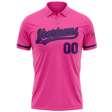 Загрузить изображение в средство просмотра галереи, Custom Pink Purple-Black Performance Vapor Golf Polo Shirt
