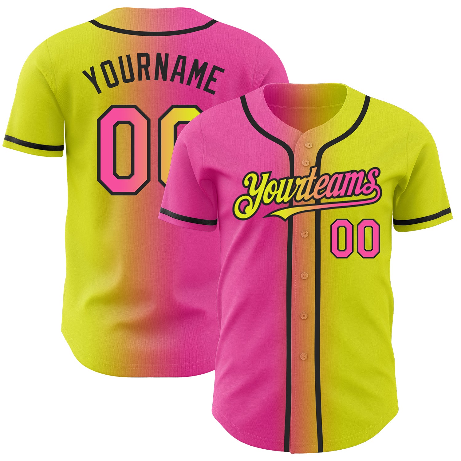 Custom Aqua Pink-Navy Authentic Baseball Jersey