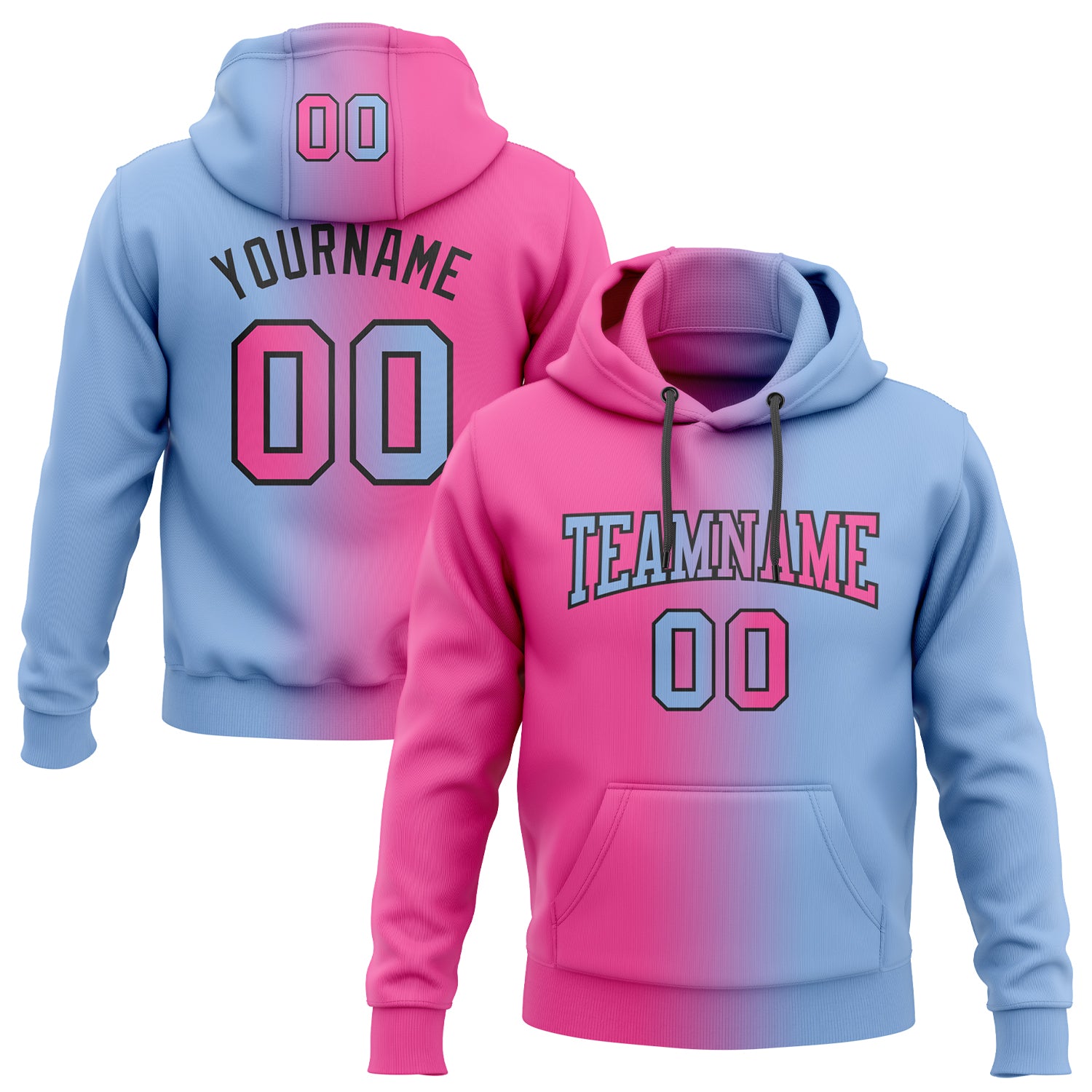 Blue pink cheap sweatshirt