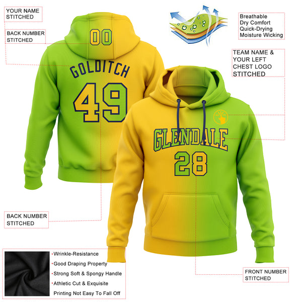 Custom Football Hoodies Customized Hoodie Personalized Any Name & Number  Pullover Sweatshirt Fashion Sweatshirts Gifts for Men Women Youth Green Bay