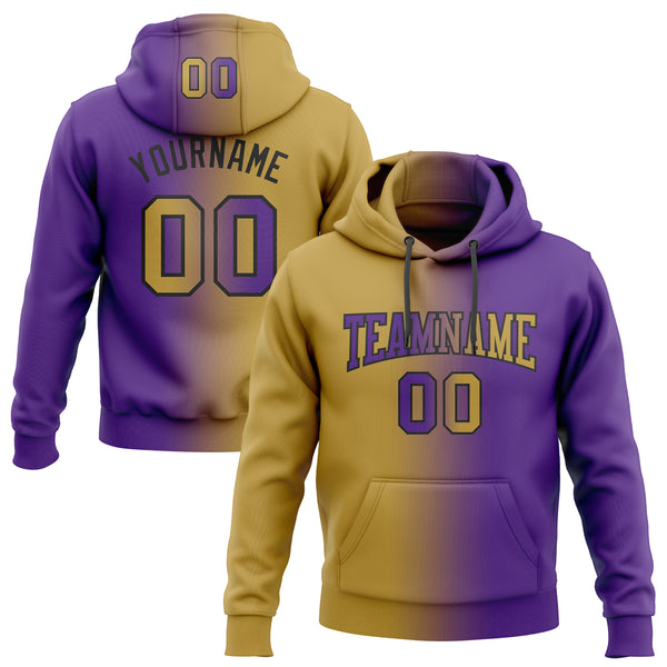 Cheap Custom Stitched Purple Purple-Gold Sports Pullover Sweatshirt Hoodie Free  Shipping – CustomJerseysPro