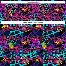 Load image into Gallery viewer, Custom Graffiti Pattern Black-Pink 3D Creative Hearts Stars Geometric Figures Performance T-Shirt
