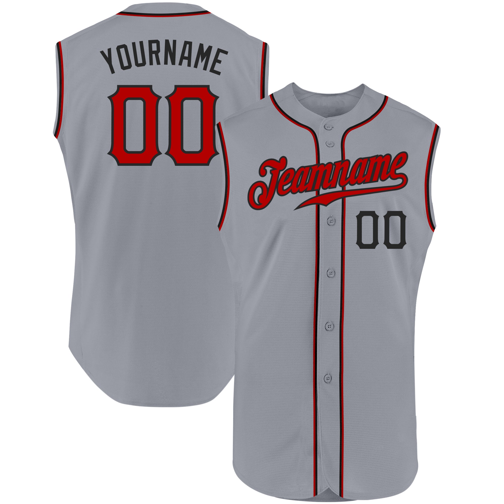 Washington Nationals V-Neck Jersey - Gray