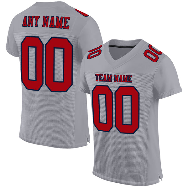 Cheap Custom Black White-Red Mesh Authentic Football Jersey Free Shipping –  CustomJerseysPro