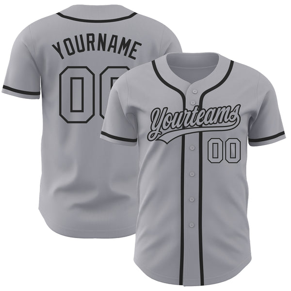 Sale Build Purple Baseball Authentic Black Jersey Gray – CustomJerseysPro