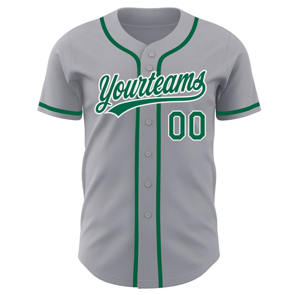 Cheap Custom Kelly Green White-Gray Authentic Sleeveless Baseball Jersey  Free Shipping – CustomJerseysPro