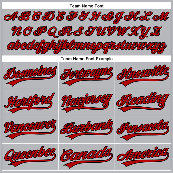 Cheap Custom Gray White Pinstripe Red Authentic Baseball Jersey Free  Shipping – CustomJerseysPro