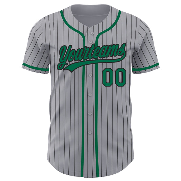 Cheap Custom Gray Green-Black Authentic Baseball Jersey Free Shipping –  CustomJerseysPro