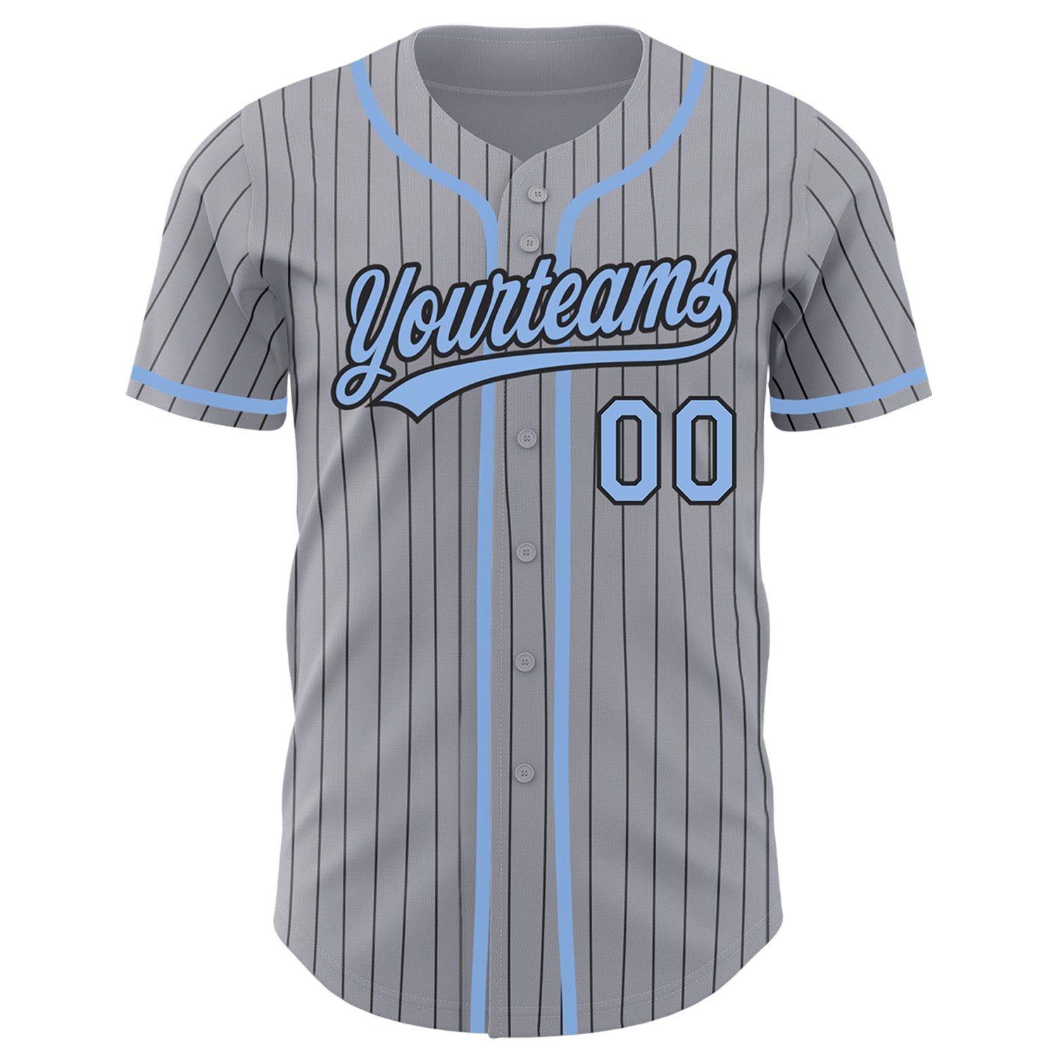 Cheap Custom Light Blue Dark Gray-White Authentic Baseball Jersey Free  Shipping – CustomJerseysPro