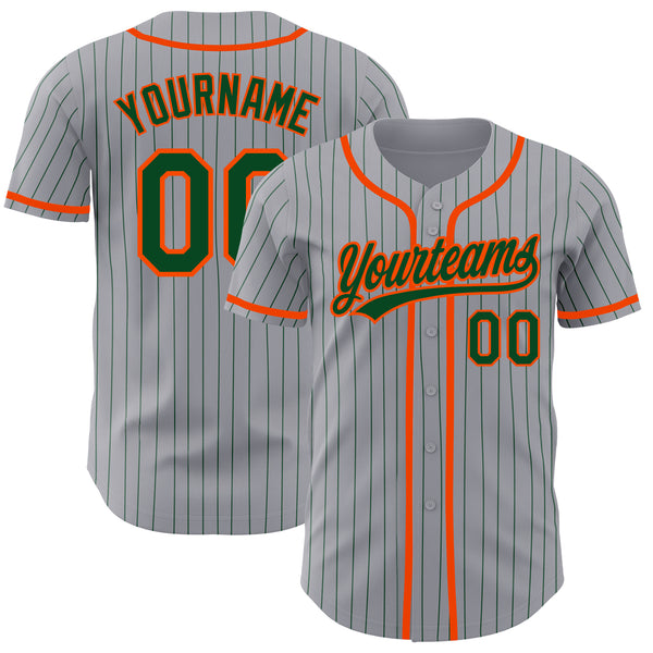 Custom Gray Orange-Black Baseball Jersey – CustomJerseysPro