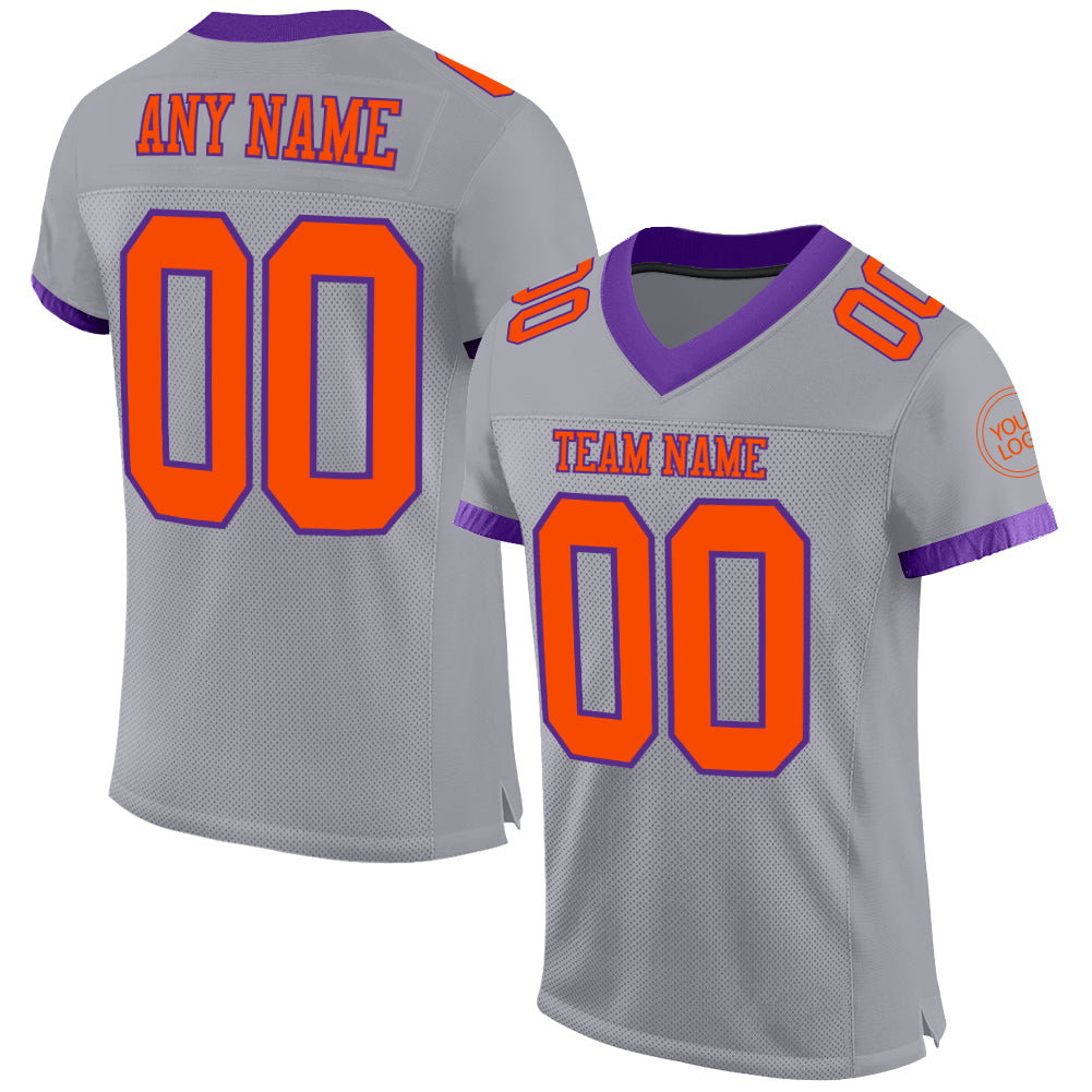 Cheap Custom Neon Green White-Purple Mesh Authentic Football Jersey Free  Shipping – CustomJerseysPro