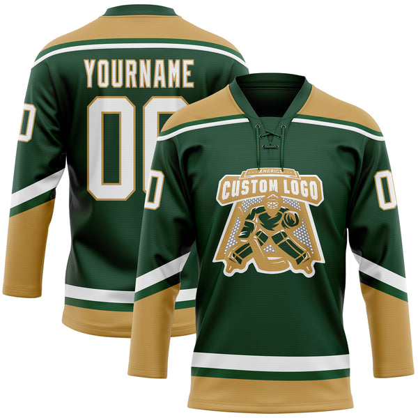 Cheap Custom Kelly Green Royal-White Hockey Jersey Free Shipping –  CustomJerseysPro