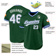 Charger l&#39;image dans la galerie, Custom Green White-Royal Authentic Throwback Baseball Jersey
