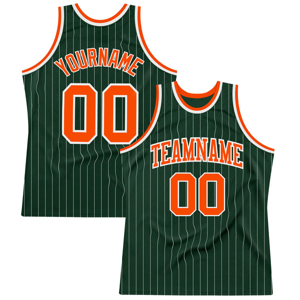 Orange and green basketball 2024 jersey