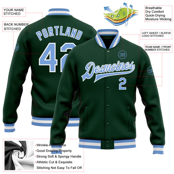 Light Green Varsity Letterman Jacket