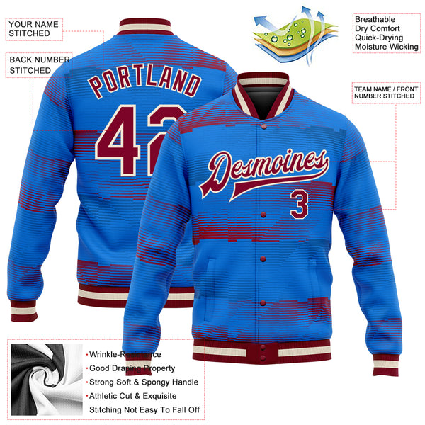 Cheap Custom White Teal-Black Bomber Full-Snap Varsity Letterman Jacket  Free Shipping – CustomJerseysPro