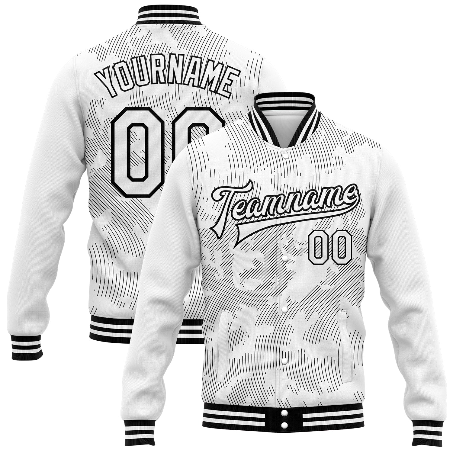 Cheap Custom Light Blue Red-White Bomber Full-Snap Varsity Letterman Jacket  Free Shipping – CustomJerseysPro