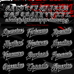 Custom Graffiti Pattern Black-Red Dark Abstract Urban Street Art 3D Bomber Full-Snap Varsity Letterman Jacket