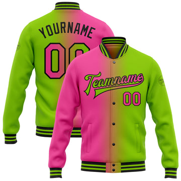 Lime green pink jacket best sale