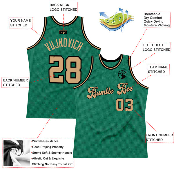 Sale Build Gold Baseball Authentic Black Split Fashion Jersey Kelly Green –  CustomJerseysPro