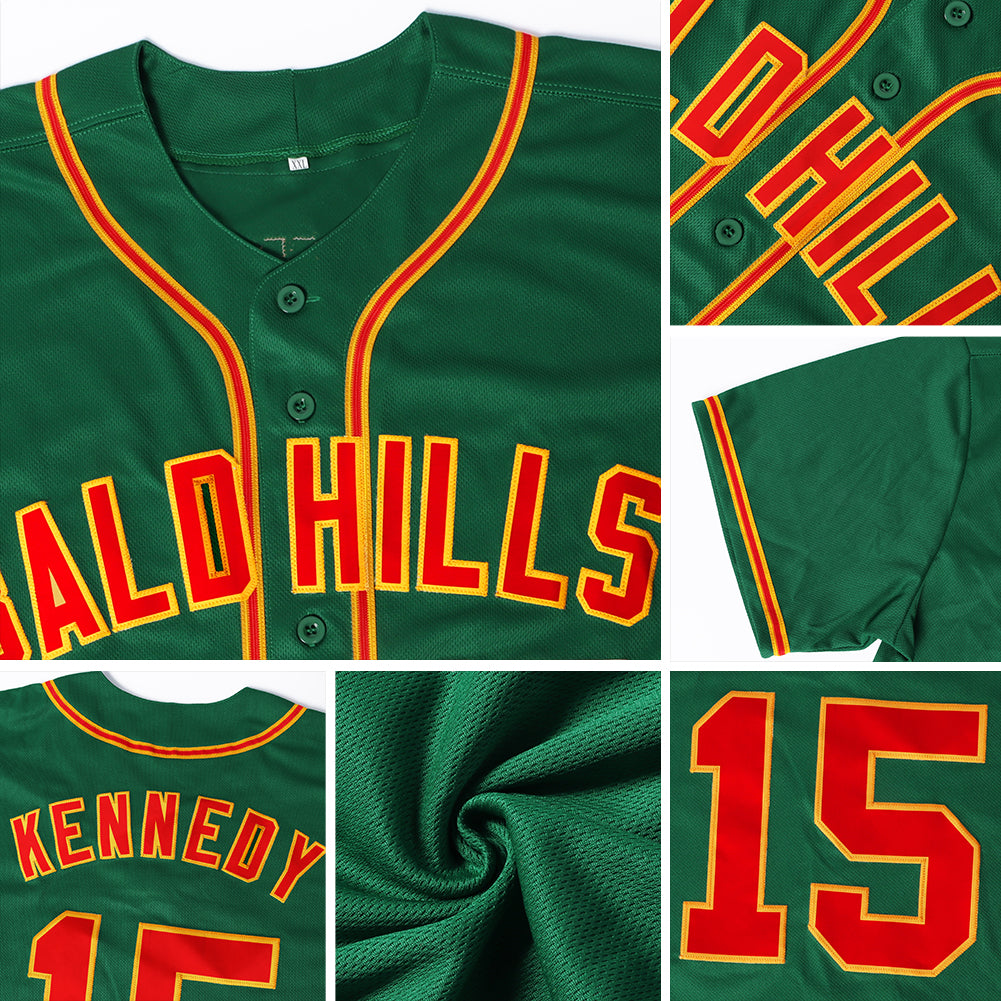 Eagles Green Baseball Jersey