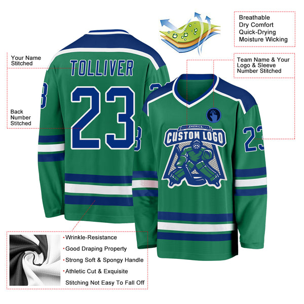 Cheap Custom Pink Green-White Hockey Jersey Free Shipping – CustomJerseysPro