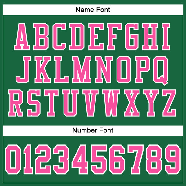 Cheap Custom White Pink-Kelly Green Mesh Authentic Football Jersey Free  Shipping – CustomJerseysPro