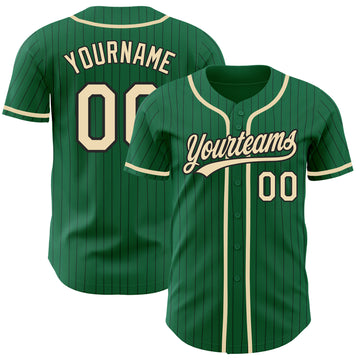 Youth & Adult Cream Button Front Baseball Jersey - Blank Jerseys