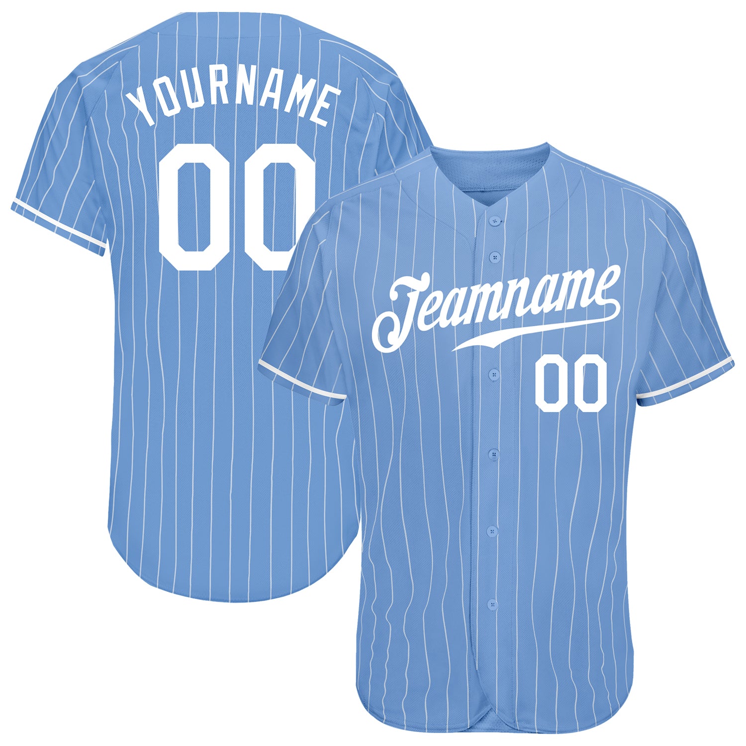  Custom Pinstripe Baseball Jersey Customized Softball