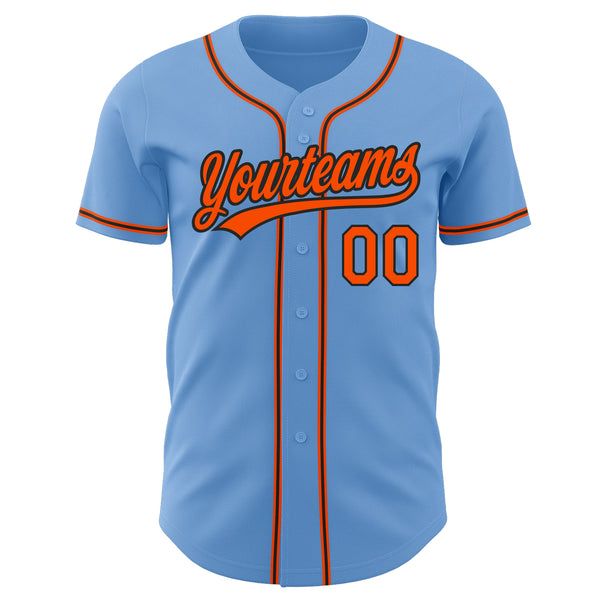 Custom Cream Black-Orange Baseball Jersey – CustomJerseysPro